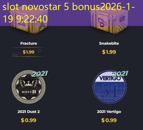 slot novostar 5 bonus
