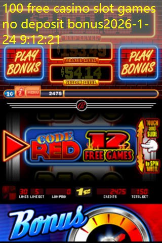 100 free casino slot games no deposit bonus